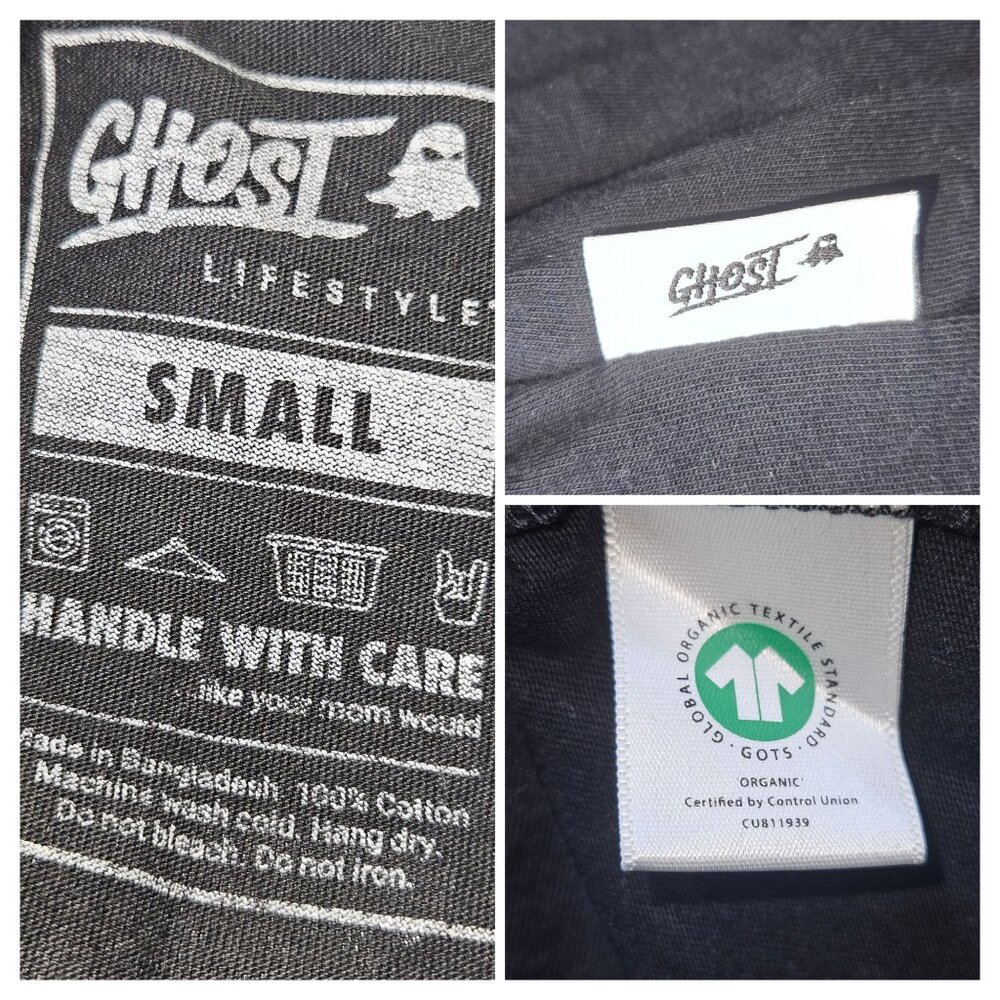 Ghost Lifestyle Legends Recycle Graphic  Long Sleeve Black T Shirt Unisex Small - Picture 7 of 7